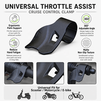 Support de guidon universel pour moto, trottinette électrique et vélo électrique, avec assistance au pouce et repose-poignet, pour régulateur de vitesse