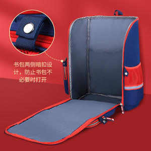Nouveau <span class=keywords><strong>cartable</strong></span> élémentaire de style britannique sac à dos pour enfants de 1-6e année sac de voyage de loisirs peut être imprimé avec logo - Product Image 4