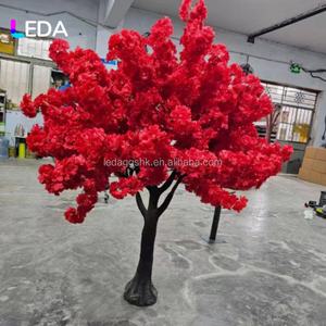 LEDA Fournitures de mariage : Centres de table et décorations d'allée de mariage en cerisiers rouges pour la décoration de scènes et de tables événementielles - Product Image 3