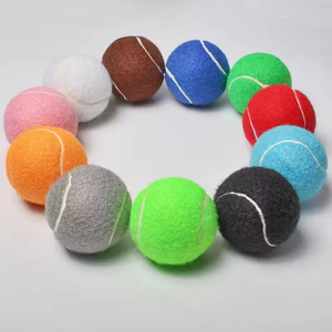 Customized Logo Print Durable Squeaky <b>Dog</b> Tennis <b>Ball</b> Promotion Gift Custom Tennis <b>Balls</b> for Sport Training Pet biting toys - Product Image 2