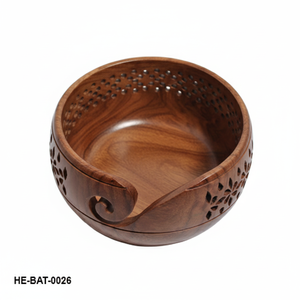 Tazón de Madera Natural Hecho a Mano, Perfecto para Servir Ensaladas, Aperitivos, Frutas o como Decoración con un Toque Rústico - Product Image 3