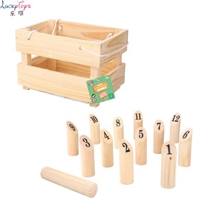Happy Earth pour le <span class=keywords><strong>jeu</strong></span> de Kubb, ensemble de <span class=keywords><strong>jeu</strong></span> d'extérieur <span class=keywords><strong>en</strong></span> <span class=keywords><strong>bois</strong></span> avec chiffres pour enfants, développement des compétences, <span class=keywords><strong>jeu</strong></span> de cour avec la famille, amusement pour la cour arrière - Product Image 5