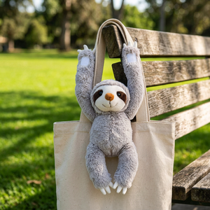Peluche paresseux mignonne personnalisée en usine, décoration <span class=keywords><strong>de</strong></span> famille d'animaux pour les fêtes, cadeau d'anniversaire pour enfants, jouet en peluche paresseux en coton PP <span class=keywords><strong>de</strong></span> 45 cm - Product Image 3