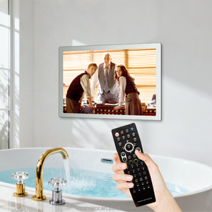 ทีวีกระจกอัจฉริยะ LED 4K UHD ขนาด 55 นิ้ว พร้อมลำโพงในตัว ทีวีสำหรับห้องน้ำ รองรับ LAN หลากหลายรูปแบบ ติดผนังได้ มาตรฐาน IP66 กันน้ำได้รอบด้าน - Product Image 3