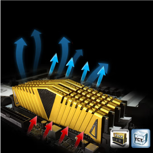 หน่วยความจำเดสก์ท็อปสีทองของแท้ของใหม่ <span class=keywords><strong>XPG</strong></span> Z1 <span class=keywords><strong>DDR4</strong></span> 3200 8GB 16GB 32GB 64GB - Product Image 5