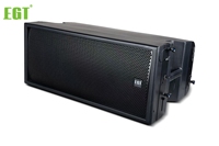 Dual Line Array 10 inci dengan Kabinet LLDPE Tahan Cuaca, Speaker PA Tahan Lama untuk Acara Luar Ruangan, Sewa, dan Perusahaan Sewa Stadion