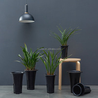 Pot à orchidées épaissi, pot de fleurs respirant pour le contrôle des racines, jardinière haute, décorations pour orchidées, maison et jardin