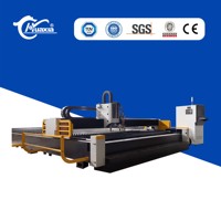 Découpeuse laser à fibre grand format pour tôles métalliques, fer, acier inoxydable, aluminium, cuivre, usine
