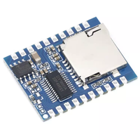 Module de lecture vocale avec déclencheur E/S, contrôle par port série, téléchargement USB, module vocal flash DY-SV17F