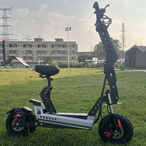 <span class=keywords><strong>Trottinette</strong></span> <span class=keywords><strong>électrique</strong></span> pliable à deux roues avec pneus larges de 13 pouces, double moteur, batterie au lithium, chargeur USB pour téléphone portable, avec siège - Product Image 4