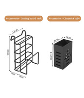 Égouttoir multifonction en acier inoxydable pour évier de cuisine, organisateur de vaisselle, étagères de rangement, support de placard, séchoir à vaisselle