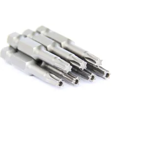 50mm T20 Torx Bits With 1/4 inch 6.35 mm Shank Torx Security Screwdriver Bits For Screwdrivers