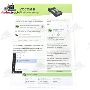 สำหรับ VOCOM II 88830400 อุปกรณ์วินิจฉัยแท้ VCADS PRO Premium Tech Tool PTT 2.8.150 Dev2 สำหรับรถบรรทุก รับประกัน 1 ปี 24V - Product Image 3