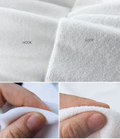 Tissu doux et silencieux à crochets et boucles pour couches de bébé, langes, bavoirs, rouleau de velcro doux 160 cm