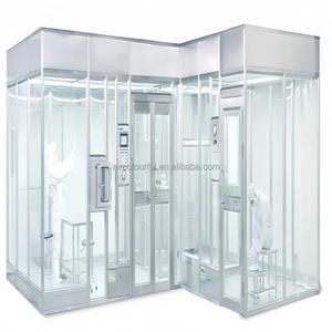 Portátil Gmp Clase 100-10000 cortina con bisagras de PVC transparente cobertizo limpio Iso 5 6 7 8 cabina de limpieza sala limpia Modular para laboratorio - Product Image 1