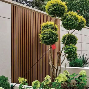 Vente directe d'<span class=keywords><strong>usine</strong></span>, panneau mural WPC moderne léger et facile à installer, systèmes de murs périmétriques pour piscine, extérieur, usage domestique - Product Image 2