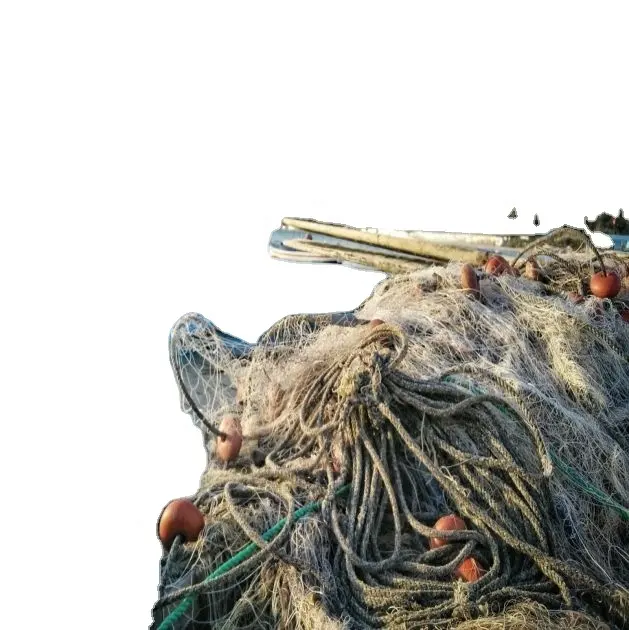 Large inventory of nylon, HDPE, PA6 fishing nets and PP rope waste scrap fishing net