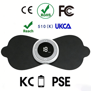 Appareil de thérapie par compression chaude électrique sans fil mini MS+ avec télécommande sans fil, coussin de <span class=keywords><strong>massage</strong></span> pour masseur corporel professionnel et équin - Product Image 1