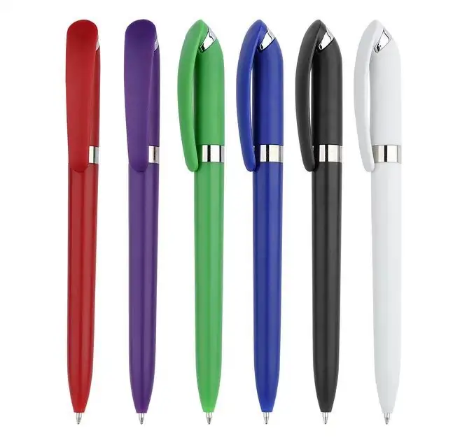 Hot-selling promotions cheap color ball pen advertising Bulk Plastic Ballpoint Pen