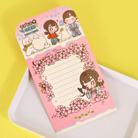 Cadeaux promotionnels créer des autocollants drôle étanche bricolage personnalisé haut de gamme légèrement transparent autocollant pour bloc-notes