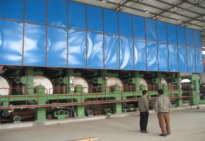 newspaper cultural paper printing paper making machine from waste paper  wood pulp
