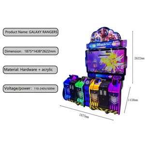 Nouvelle console de jeu de tir électronique à monnayeur Galaxy Rangers : Simulateur de tir dynamique au pistolet pour arcade - Product Image 6