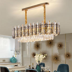 Luxus Kristall Kronleuchter Villa Pendel leuchte Modernes Hotel Esszimmer Hängelampe Pendel leuchte für Villa - Product Image 6