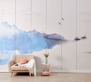 <span class=keywords><strong>Papier</strong></span> <span class=keywords><strong>peint</strong></span> auto-adhésif en PVC 60x300cm 2mm d'épaisseur résistant aux rayures imperméable facile à nettoyer pour intérieur bureau hôtel salon - Product Image 2