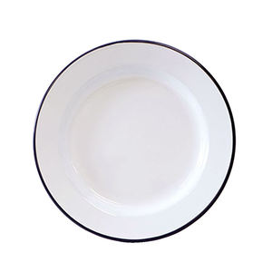 Assiette en émail rétro Xinhui, vaisselle jetable pour fondue, logo personnalisé imprimé, style nostalgique - Product Image 6