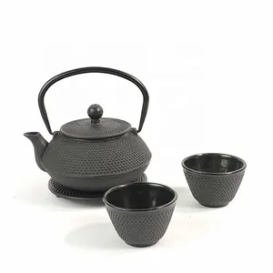 Top Grade Antieke Gietijzeren Pot Ketel Set