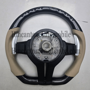 พวงมาลัยคาร์บอนไฟเบอร์หุ้มหนัง ดีไซน์เฉพาะ สำหรับรถยนต์ BMW F10 F30 F90 F01 F02 F12 F13 F90 ซีรีส์ 3 4 5 - Product Image 6