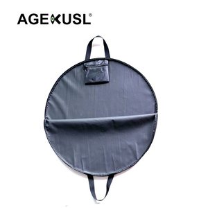 AGEKUSL 자전거 바퀴 보관 가방 범용 자전거 바퀴 캐리어 로딩 가방 접이식 지퍼 클로저 휴대용 손잡이 - Product Image 5