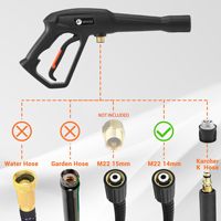 Ensemble de pistolet de lavage de voiture Bosch adaptateur M22 haute pression 4000psi déclencheur de lave-eau cinq couleurs porte-buses outils de nettoyage