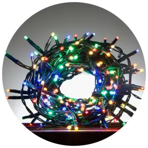 크리스마스 웨딩 파티 장식 멀티 컬러 51Ft 250 LED 안전 인증 크리스마스 트리 문자열 조명 야외 크리스마스 조명