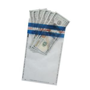 Sacs à <span class=keywords><strong>argent</strong></span> en plastique PE personnalisés haute sécurité, sacs à <span class=keywords><strong>argent</strong></span> anti-effraction - Product Image 3