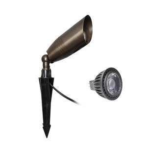 مصباح <span class=keywords><strong>LED</strong></span> من نوع MR16 للإضاءة الخارجية، إضاءة حدائق منخفضة الجهد، مصابيح حدائق نحاسية خارجية مقاومة للماء IP65، 2700 كلفن - Product Image 6