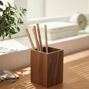 Черный ореховый футляр для ручек в винтажном китайском стиле, креативный, легкий, роскошный, высококачественный, для декора офисного стола - Product Image 3