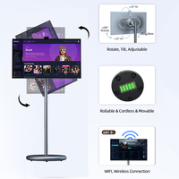 Affichage numérique intelligent 27 pouces LCD écran tactile moniteur interactif Portable écran intelligent Android 15 Portable Smart Tv