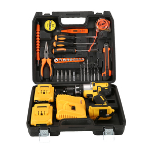 Taladro eléctrico cepillado, destornillador eléctrico inalámbrico, incluye combinación <span class=keywords><strong>de</strong></span> máquina perforadora, herramientas eléctricas - Product Image 2