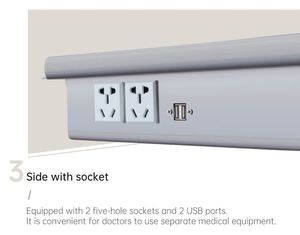 L'attrezzatura dentale viene utilizzata come una sedia per il trattamento dentale intera sedia da operatore dentale multifunzionale da pavimento - Product Image 6
