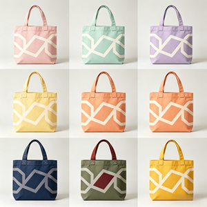Sac fourre-tout en <span class=keywords><strong>toile</strong></span> réutilisable, écologique, personnalisable avec logo, vierge, en gros, de haute qualité, pliable pour les magasins de détail - Product Image 4