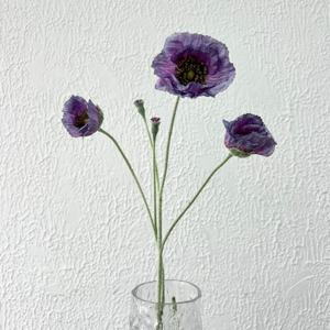 Hot <span class=keywords><strong>Sale</strong></span> Single 5 Cabeça Papoula Flores Anêmona Branco Artificial Anêmona Mar Flor para Casa Interior Decoração Do Casamento - Product Image 5