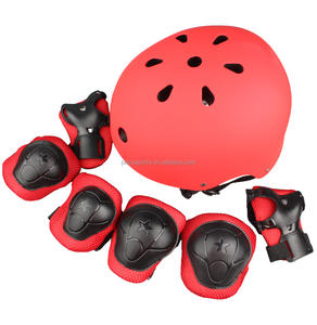 Verstelbare elleboogbeschermers, polsbeschermers, kniebeschermers en helm voor kinderen (5-12 jaar), geschikt voor scooter, fiets, schaatsen en andere sporten. - Product Image 4