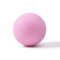 Balle de massage professionnelle en silicone sans BPA, respectueuse de la peau, pour libération myofasciale, mini balle solide pour yoga, exercices, dos, nuque, pieds