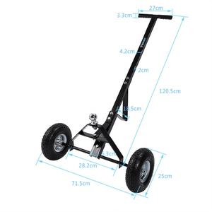 Remolque de altura ajustable de alta resistencia, caravana, barco, <span class=keywords><strong>Dolly</strong></span> de mano con dos/tres ruedas - Product Image 6
