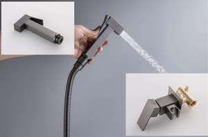 Квадратный потайной смеситель для ванной - Product Image 6