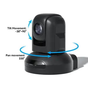 Câmera IP de transmissão profissional 1080p smart ai com rastreamento automático 4K UHD 60fps 12x zoom Usb3.0 PTZ