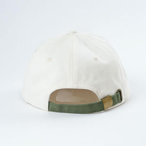 Cappello da esterno personalizzato di alta qualità 5 pannelli non strutturati aggiungere Logo ricamato piccolo bordo curvo in cotone 100% materiale - Product Image 6