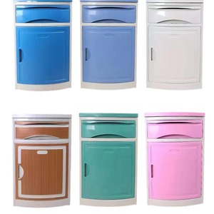 Medical Ward <b>Bedside</b> <b>Table</b> Abs Material 1 Door Multi Function Hospital Cabinet For Children Adults Elderly - Product Image 4