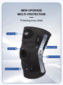 Genouillère de soutien en néoprène, compression chaude et respirante pour la gym, l'entraînement, l'exercice en extérieur – Fabrication OEM/ODM sur mesure - Product Image 4